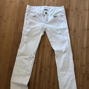 American Eagle White Skinny Jeans 👖